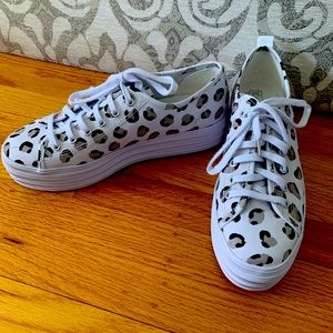 Women’s Keds cheetah print platform Sneakers